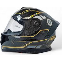 Мотошлем AIM RH365 365-012-S (S, Carbon Kaiqi Golden) - Превью изображения №2 — Интернет-магазин ПроЗаказ