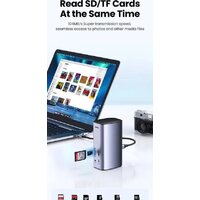 Док-станция Ugreen USB C Triple Display Docking Station 12-in-1 90325 - Превью изображения №10 — Интернет-магазин ПроЗаказ
