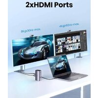 Док-станция Ugreen USB C Triple Display Docking Station 12-in-1 90325 - Превью изображения №12 — Интернет-магазин ПроЗаказ