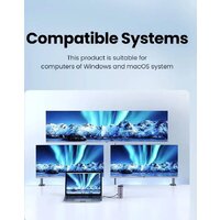 Док-станция Ugreen USB C Triple Display Docking Station 12-in-1 90325 - Превью изображения №8 — Интернет-магазин ПроЗаказ