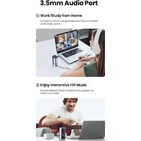 Док-станция Ugreen USB C Triple Display Docking Station 12-in-1 90325 - Превью изображения №3 — Интернет-магазин ПроЗаказ