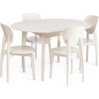 Стул TetChair Diamante жесткое сиденье (бук/ivory white) - Превью изображения №9 — Интернет-магазин ПроЗаказ