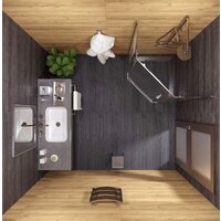 Душевой уголок Triton Дека-Блэк 90x90 (хром, без поддона) - Превью изображения №5 — Интернет-магазин ПроЗаказ