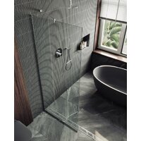 Душевая стенка MaybahGlass 195x89 MGD-689-5у (прозрачное стекло/хром матовый) - Превью изображения №4 — Интернет-магазин ПроЗаказ