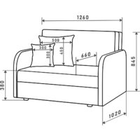 Диван Mio Tesoro Анри SB2 (Norton Teal) - Превью изображения №7 — Интернет-магазин ПроЗаказ