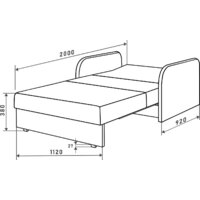 Диван Mio Tesoro Анри SB2 (Norton Teal) - Превью изображения №8 — Интернет-магазин ПроЗаказ