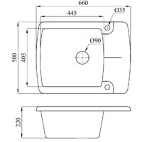 Кухонная мойка БелЭворс Flexi L (черный) - Превью изображения №3 — Интернет-магазин ПроЗаказ