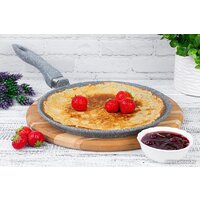 Блинная сковорода Elan Gallery Гармония вкуса 120568 (серый мрамор) - Превью изображения №6 — Интернет-магазин ПроЗаказ
