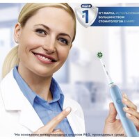 Электрическая зубная щетка Oral-B Pro 3 3000 Cross Action D505.513.3 (голубой) - Превью изображения №10 — Интернет-магазин ПроЗаказ