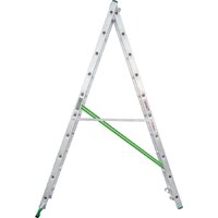 Лестница-стремянка Новая высота NV 222 алюминиевая двухсекционная 2x8 ступеней - Превью изображения №3 — Интернет-магазин ПроЗаказ