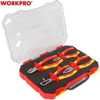 Набор пассатижей Workpro WP204703 (4 предмета) - Превью изображения №2 — Интернет-магазин ПроЗаказ