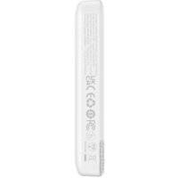 Внешний аккумулятор Baseus Magnetic Mini Air Wireless Fast Charge Power Bank 20W 10000mAh (белый) - Превью изображения №6 — Интернет-магазин ПроЗаказ
