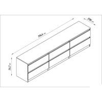 Тумба Mio Tesoro Кастор 6 ящиков 2.03.03.110.3 (дуб сонома) - Превью изображения №4 — Интернет-магазин ПроЗаказ