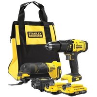 Stanley SFMCK213D2SQW (шуруповерт, реноватор, 2 АКБ, сумка)