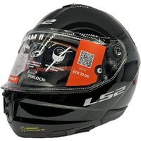 Мотошлем LS2 FF808 Stream II (XL, черный) - Превью изображения №12 — Интернет-магазин ПроЗаказ