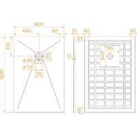 Душевой поддон RGW Stone Tray-G 14152812-02-11 - Превью изображения №5 — Интернет-магазин ПроЗаказ