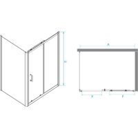 Душевой уголок RGW PA-74B (PA-14B + Z-050-2B) 410874117-14 110x70 (черный/прозрачное стекло) - Превью изображения №2 — Интернет-магазин ПроЗаказ