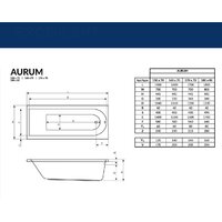 Ванна Excellent Aurum 180x80 (без ножек) - Превью изображения №6 — Интернет-магазин ПроЗаказ