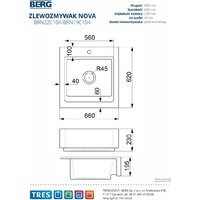 Кухонная мойка Berg Nova BRN22C104 - Превью изображения №7 — Интернет-магазин ПроЗаказ