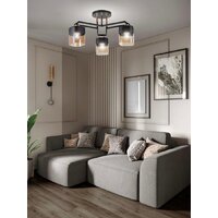 Люстра средней высоты Aitin Pro НПБ 02-3x60-101 M225B/3 (черный) - Превью изображения №3 — Интернет-магазин ПроЗаказ