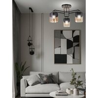 Люстра средней высоты Aitin Pro НПБ 02-3x60-101 M225B/3 (черный) - Превью изображения №4 — Интернет-магазин ПроЗаказ