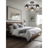 Люстра средней высоты Aitin Pro НПБ 02-3x60-101 M225B/3 (черный) - Превью изображения №2 — Интернет-магазин ПроЗаказ