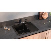 Кухонная мойка Ulgran U-607 (черный) - Превью изображения №2 — Интернет-магазин ПроЗаказ