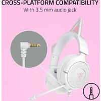 Наушники Razer Kraken Kitty V3 X Pro (белый) - Превью изображения №9 — Интернет-магазин ПроЗаказ