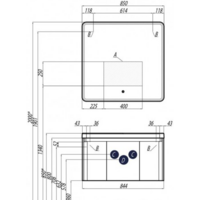  Акватон Зеркало Шерилл 85 1A210302SH010 - Превью изображения №2 — Интернет-магазин ПроЗаказ