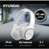 Наушники Hyundai H-HP103 (белый) - Превью изображения №3 — Интернет-магазин ПроЗаказ