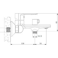 Смеситель Lauter Reef 21CK6678BS - Превью изображения №2 — Интернет-магазин ПроЗаказ