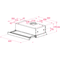 Кухонная вытяжка TEKA CNL 6415 Plus (черный) [40436822] - Превью изображения №2 — Интернет-магазин ПроЗаказ