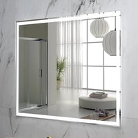  Пекам Зеркало Greta 100x60 greta-100x60spcl (с подогревом, подсветкой, сенсором на прикосновение и часами) - Превью изображения №8 — Интернет-магазин ПроЗаказ