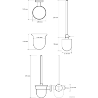 Ершик для унитаза Bemeta White 104113014 - Превью изображения №2 — Интернет-магазин ПроЗаказ