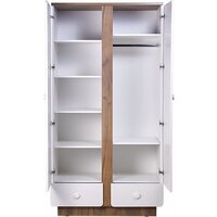 Шкаф распашной Polini Kids Ameli 4010 с ящиками 0002763.174 (белый/дуб крафт золотой) - Превью изображения №6 — Интернет-магазин ПроЗаказ
