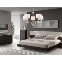Подвесная люстра Ambrella light LH71121/5 SN/WH (никель/белый) - Превью изображения №7 — Интернет-магазин ПроЗаказ