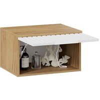 Шкаф распашной Трия Хилтон Исп.2.1 (дуб крафт золотой/белый матовый) - Превью изображения №3 — Интернет-магазин ПроЗаказ