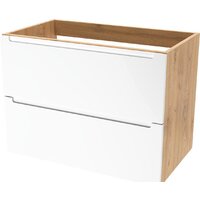ЗОВ Тумба под умывальник Дион 60 D60LHO0M9003MKV5 (белый матовый/дуб)
