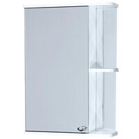 СанитаМебель Шкаф с зеркалом Камелия-09.45 (левый, белый)