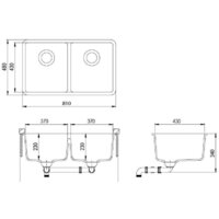 Кухонная мойка Aquasanita Arca SQA200601 (черный металлик) - Превью изображения №2 — Интернет-магазин ПроЗаказ