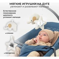 Шезлонг Amarobaby Baby relax AB22-25BR/19 (голубой) - Превью изображения №5 — Интернет-магазин ПроЗаказ