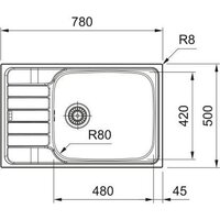 Кухонная мойка Franke Spark SKL 611-78/50 XL 101.0712.229 (нержавеющая сталь) - Превью изображения №2 — Интернет-магазин ПроЗаказ