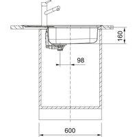 Кухонная мойка Franke Spark SKL 611-78/50 XL 101.0712.229 (нержавеющая сталь) - Превью изображения №3 — Интернет-магазин ПроЗаказ