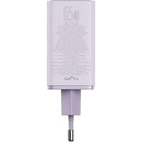 Сетевое зарядное Baseus GaN6 Pro Fast Charger 2C+2U 65W P10162701533-00 (фиолетовый) - Превью изображения №6 — Интернет-магазин ПроЗаказ