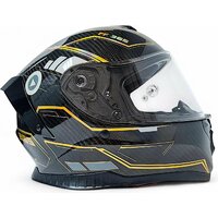 Мотошлем AIM RH365 365-012-M (M, Carbon Kaiqi Golden) - Превью изображения №4 — Интернет-магазин ПроЗаказ