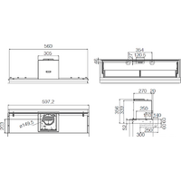 Кухонная вытяжка Elica Lever IX/A/56 PRF0160153 - Превью изображения №5 — Интернет-магазин ПроЗаказ