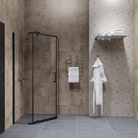 Душевой уголок Triton Дека-Блэк 90x90 (черный, без поддона) - Превью изображения №6 — Интернет-магазин ПроЗаказ