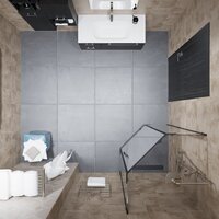 Душевой уголок Triton Дека-Блэк 90x90 (черный, без поддона) - Превью изображения №7 — Интернет-магазин ПроЗаказ