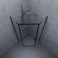 Душевой уголок Triton Дека-Блэк 90x90 (черный, без поддона) - Превью изображения №3 — Интернет-магазин ПроЗаказ