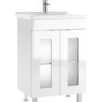 Айсберг Тумба под умывальник Миранда 60 Кристалл без ящика